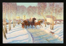 Troyka by Alexander Mikhailovich Kurzanov (b. 1938)