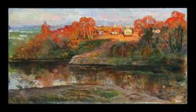 Sunset by Georgi Andreevich Melekhin (1933–2000)