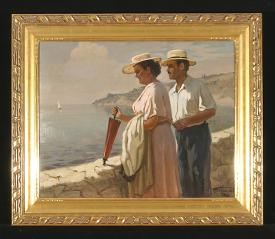 At the Ocean by Grigori Andreevich Goncharov (1913–2001)