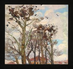 Rooks' Nests by Ivan Grigorevich Mishin (1928–2001)