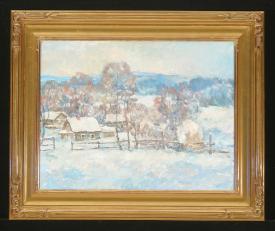 Winter by Fyodor Pavlovich Zvonarev (1929–2000)