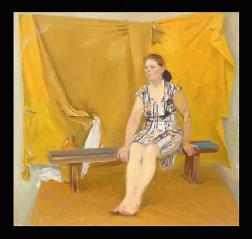 Sitting on Yellow by Nikolai P. Esin (b. 1960)