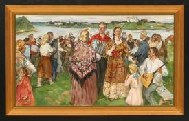 Holiday by Boris Mikhailovich Lavrenko (1920–2001)