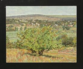 Near the Village of Belogorie by Yuri Petrovich Dyakov (1929–2008)