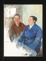 Double Portrait by Igor Semenovich Zherebtsov (b. 1941)