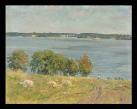 The Beginning of Autumn by Anatoli Alekseevich Nebolsin (1934–2006)