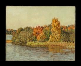 Autumn by Yuri Petrovich Dyakov (1929–2008)