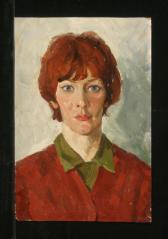 Portrait of a Young Woman by Ivan Grigorevich Mishin (1928–2001)