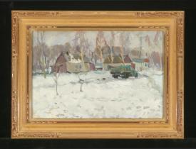 Winter by Edouard Panteleimonovich Efanov (b. 1938)