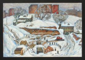 Foundation Pit by Vasili Pavlovich Matyushin (1934–1982)