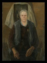 Mother-Heroine V. P. Paketova by Alexander Mikhailovich Kurzanov (b. 1938)