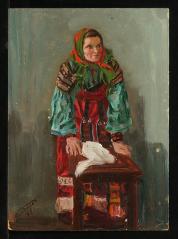 Maria in National Dress by Grigori Andreevich Goncharov (1913–2001)