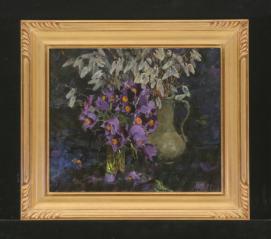Night Bouquet by Valentina Mikhailovna Bogacheva (b. 1953)