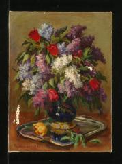 Lilac by Vladimir Stepanovich Mikhailov (1914–1966)