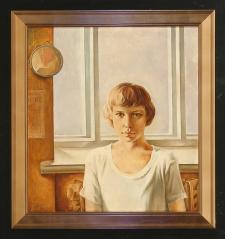 Portrait of a Girl by Valeri Evlenevich Azovtsev (b. 1942)