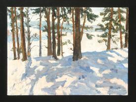 Winter. Sunny Day by Yevgeni Borisovich Khoroshilov (1930–1982)