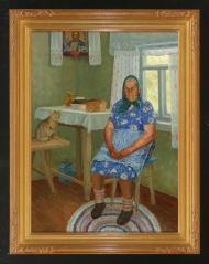 Stepanovna by Alexander Mikhailovich Kurzanov (b. 1938)
