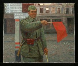 Compatriot (To Berlin) by Alexander Mikhailovich Kurzanov (b. 1938)