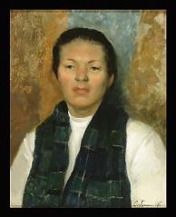 Portrait of a Woman by Olga Nikitaevna Fomina (b. 1977)