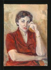 A Woman by Yevgeni Borisovich Khoroshilov (1930–1982)