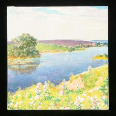 Near the River by Nikolai Alekseevich Trunov (b. 1924)