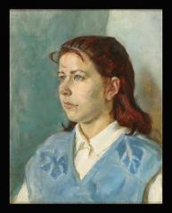 Portrait of a Schoolgirl by Anna Yurievna Lebedeva (b. 1966)