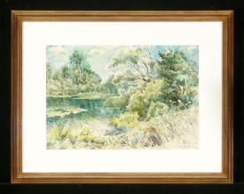 Ripples on the Pond by Gennadi Grigorevich Grishchenko (b. 1940)