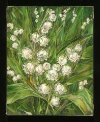 Lily of the Valley by Marina Gennadievna Kryakkiyeva (b. 1957)