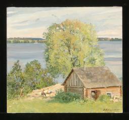 Bath House by Anatoli Alekseevich Nebolsin (1934–2006)