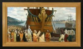 Time-honored Ship by Vladimir Yevgenovich Shpakovsky (b. 1950)