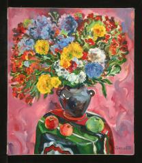 Autumn Still Life by Leonid Alekseevich Sokolov (b. 1945)