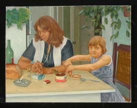 Hard Drinker by Alexander Mikhailovich Kurzanov (b. 1938)