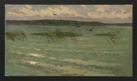 Spring Flood by Edouard Panteleimonovich Efanov (b. 1938)