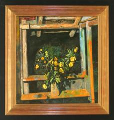 Golden Flowers by Boris V. Lesov (b. 1945)