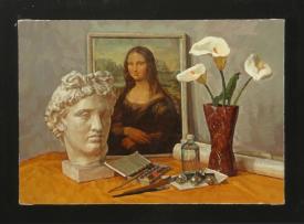 Still Life with Sculpture by Yuri Petrovich Dyakov (1929–2008)