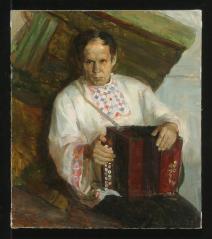 Musician by Vasili Ivanovich Bratanyuk (b. 1964)