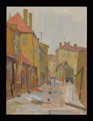 Klaipeda (a town) by Viktor Petrovich Slushnik (b. 1926)