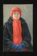 Portrait of a Girl by Anatoli Alekseevich Nebolsin (1934–2006)