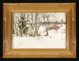 Winter in the Forest by Paulina Antonovna Komolova (1916–2008)