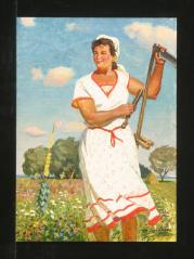 Making Hay by Grigori Andreevich Goncharov (1913–2001)