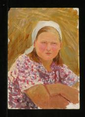A Girl by Boris Andreevich Goncharov (1921–1959)