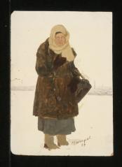 An Old Woman by Grigori Andreevich Goncharov (1913–2001)