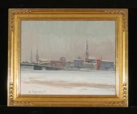 Riga by Viktor Petrovich Slushnik (b. 1926)