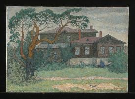 Last Days of the Old House by Vladimir Grigorievich Yankin (b. 1936)