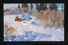 Sunny Day by Yuri Petrovich Sanin (1939–1997)