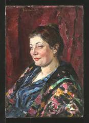 Portrait of a Woman by Yevgeni Borisovich Khoroshilov (1930–1982)