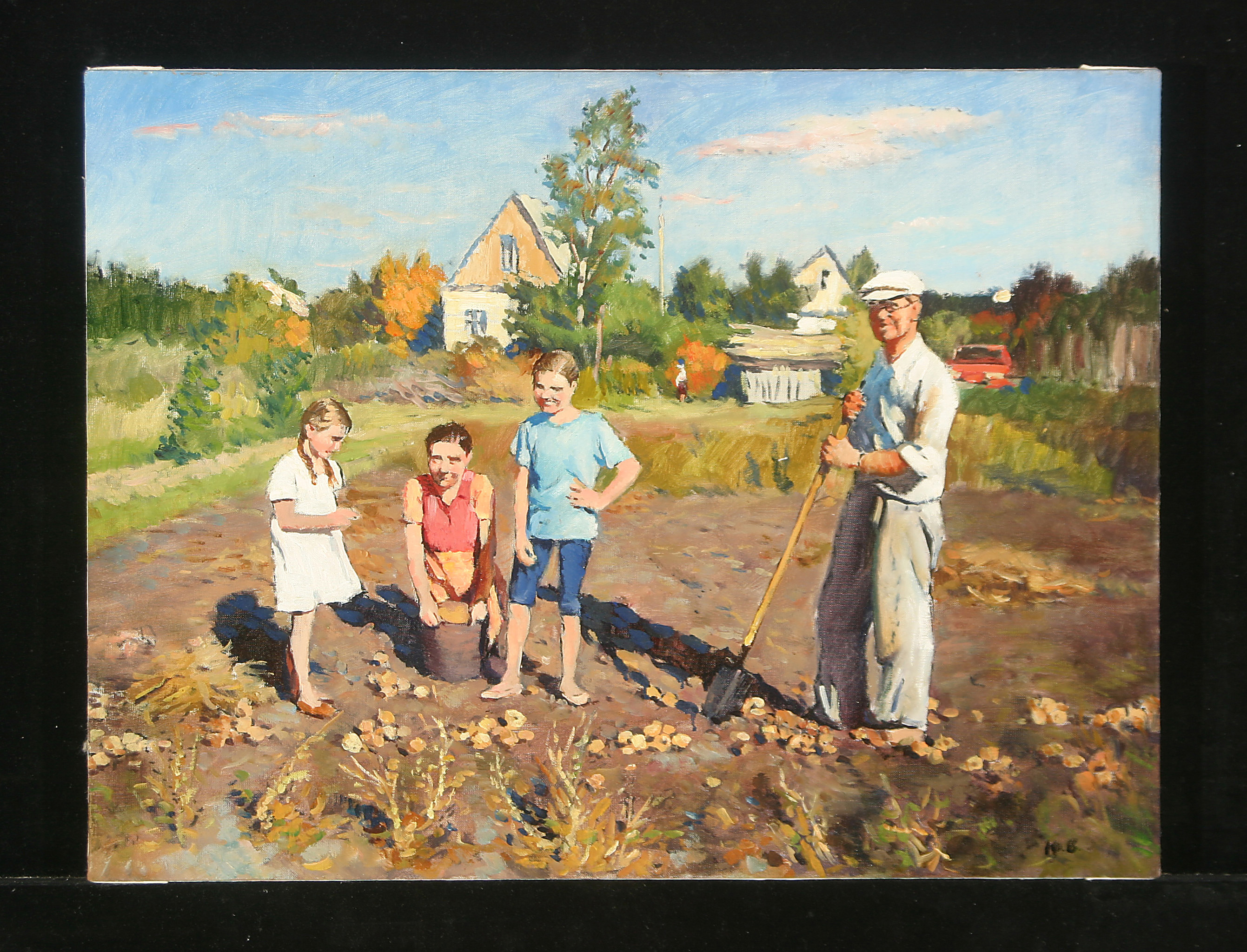 Summer at the Dacha by Yuri Fedorovich Vnodchenko (b. 1927)