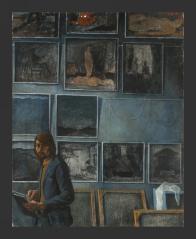 Self-Portrait by Viktor Andreevich Donskoi (b. 1945)