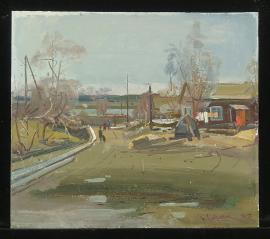 Sokol (a place) by Viktor Petrovich Slushnik (b. 1926)