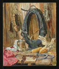 Still Life with a Collar by Vladimir Dmitrievich Fefelov (b. 1939)